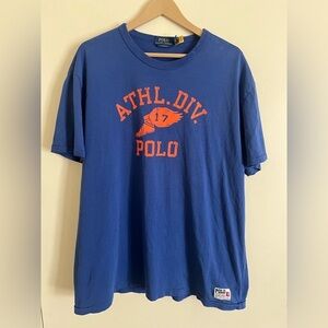 Polo Ralph Lauren Classic Fit Jersey Graphic P Wing Athletic Division T Shirt XL